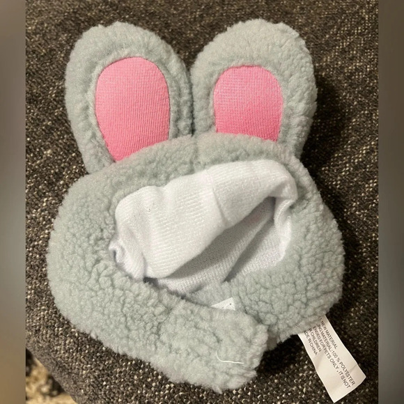 NWT Fluffy Bunny Ears Costume - Picture 1 of 3